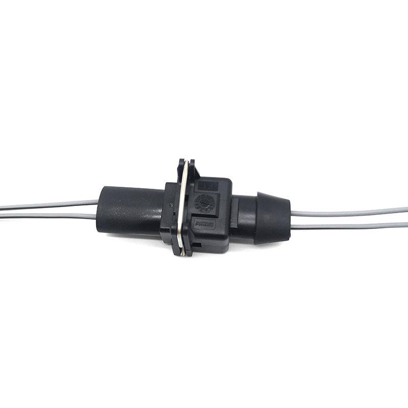 2 Pin Flange-Mount Motorcycle Light Connector Pigtail - ENJOE Harness