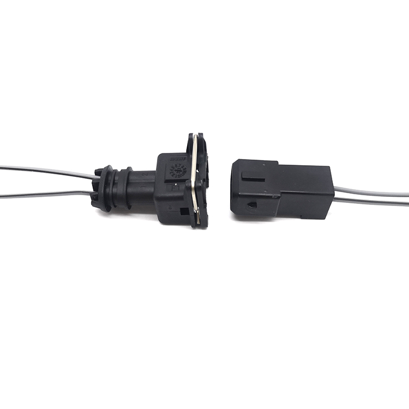 2 Pin Panel-Mount Motorcycle Light Connector Pigtail - ENJOE Harness