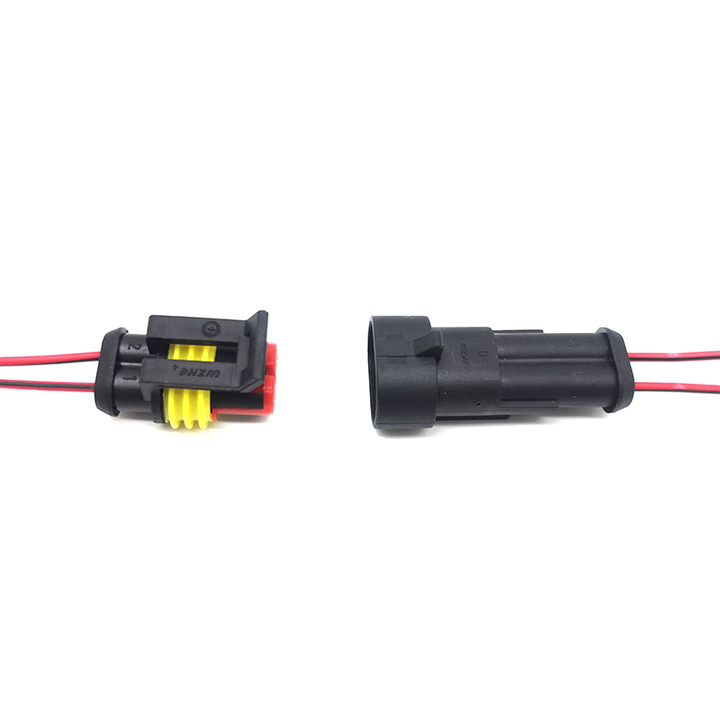 2 Pin Sealed Automotive Light Connector Pigtail - ENJOE Harness