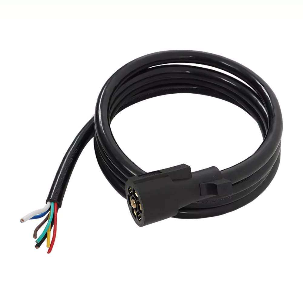 4 / 8 / 12 / 16 FT 7-Way RV Trailer Lead Wire