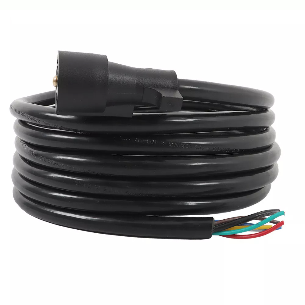 4 8 12 16 FT 7-Way RV Trailer Lead Wire - ENJOE Harness