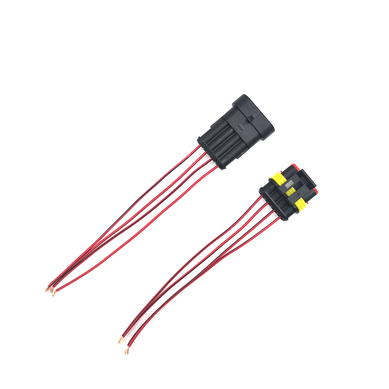4 Pin Sealed Automotive Light Connector Pigtail - ENJOE Harness