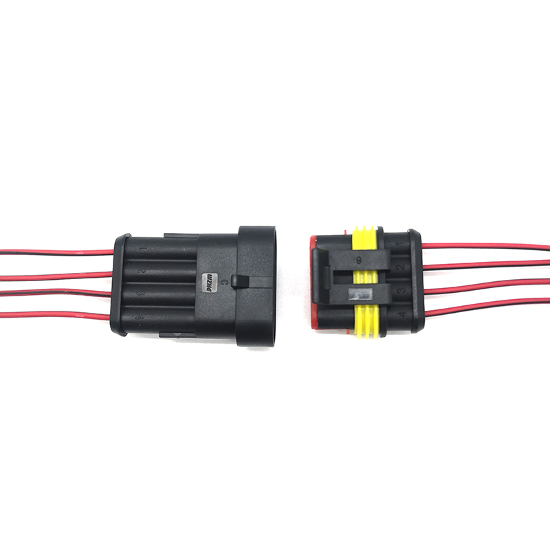 4 Pin Sealed Automotive Light Connector Pigtail - ENJOE Harness