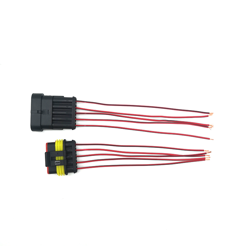 6 Pin Sealed Automotive Light Connector Pigtail - ENJOE Harness