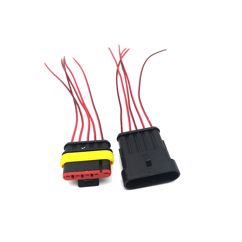 6 Pin Sealed Automotive Light Connector Pigtail - ENJOE Harness