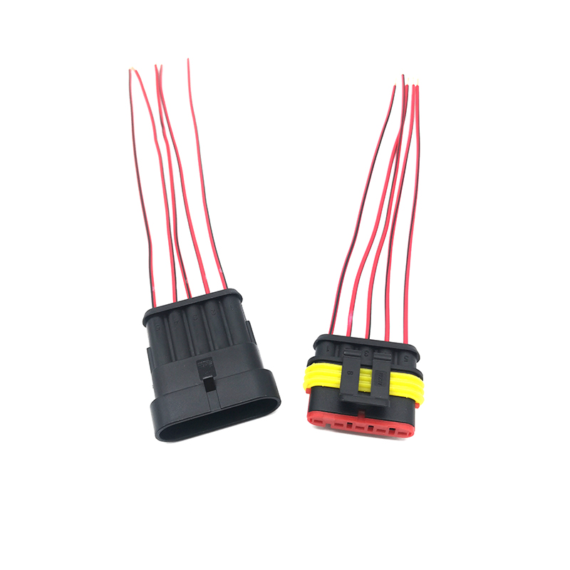 6 Pin Sealed Automotive Light Connector Pigtail - ENJOE Harness
