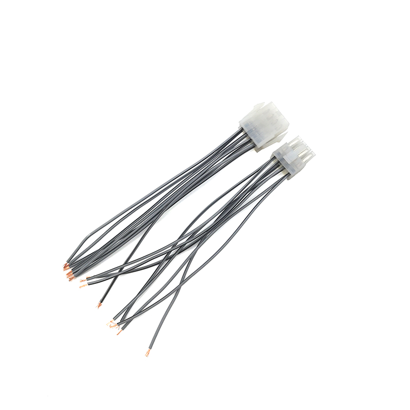6 Pin White Motorcycle Light Connector Pigtail - ENJOE Harness