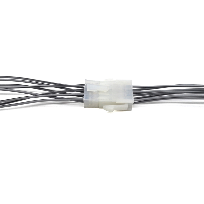 6 Pin White Motorcycle Light Connector Pigtail - ENJOE Harness